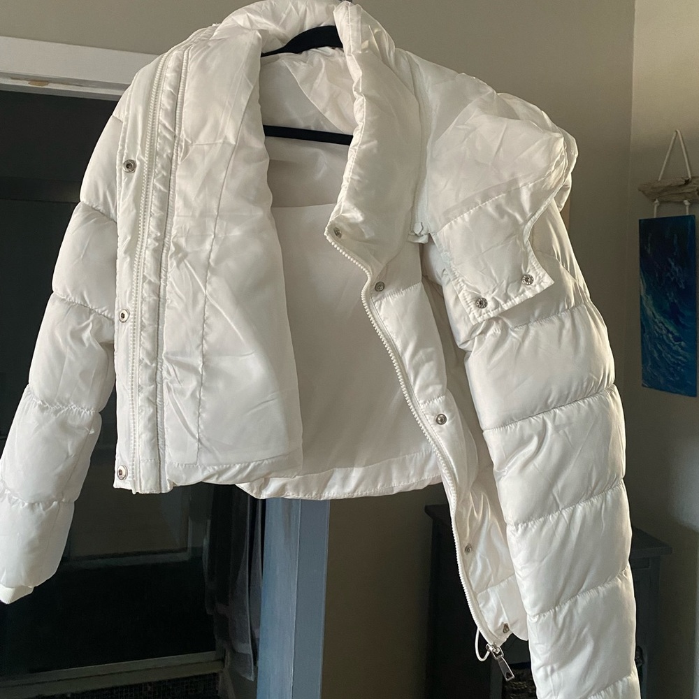 White winter jacket